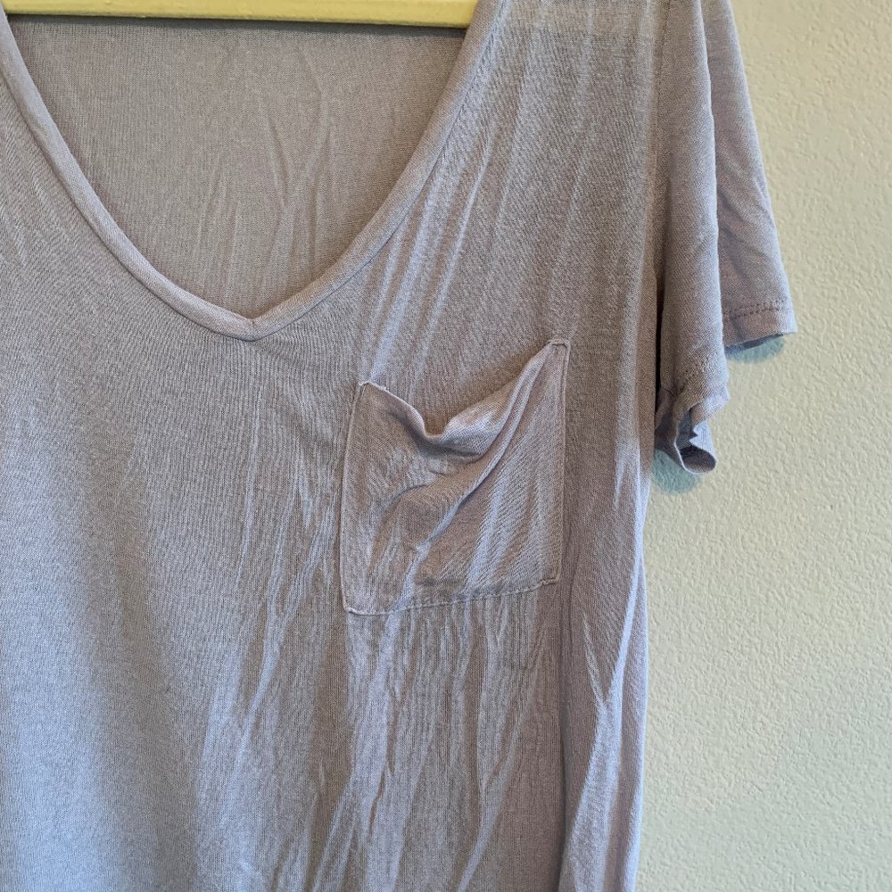 Lavender Basic Tee - Picture 2 of 3